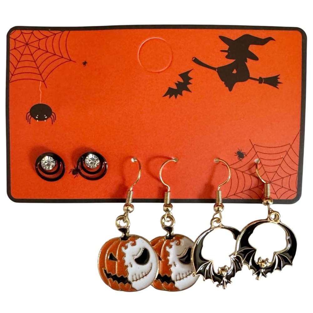 Jack Skellington Inspired Earring Set